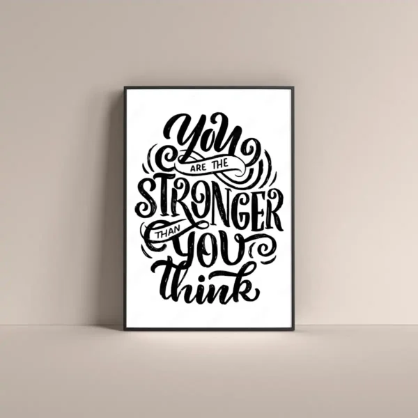 you are the stronger than you think