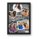 Cute Happy Birthday Photo Frame 12x18 Size